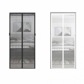 Magnetic Roll Entrance/Door Mosquito Net Screen 03 Entrance Mosquito Net - Black - Small