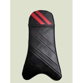 Hidden Comfort Camo Go Kart-Flat Track-Dirt Racing -Seat pad - Rookie - fits XS Seats -Black/red Stripes