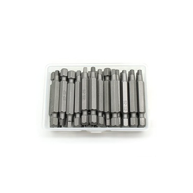 TEMO 25 pc #2 Square Robertson 2 Inch Screwdriver Insert