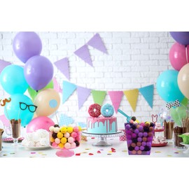 Banana Split Chewing Gum Balls Flavored Candy Buffet Treats, Machine Size Refills, Kosher Certified Parve, 1" Inch (1 Pound)