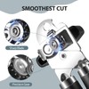 OhanaBeach® Manual Can Opener. Robust Soft Grip Handle, Sharp Blades,