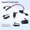 4-Pack SAE Quick Connect Harness,1FT 12AWG Waterproof SAE Extension Cord