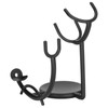 Curved Razor and Shaving Brush Stand Display Dry Brush Compatible