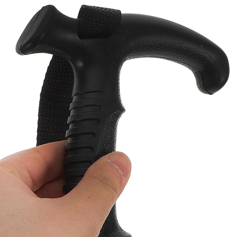 Totority Ergonomic Walking Cane Handle Trekking Pole Handle Replacement Wooden