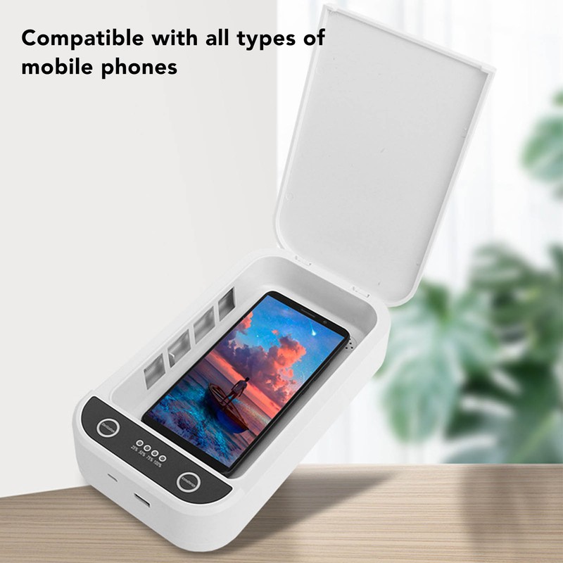 Cell Phone Cleaner Box UVC Light Cleaner Box Multifunctional Cleaner