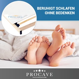 PROCAVE Felt Protector for Slatted Frame Available in Different Sizes –Made in Germany | Mattress Cover & Mattress Underlay | Breathable and Protective