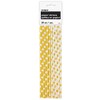 Yellow Polka Dot Paper Straws, 10ct