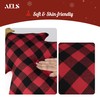 AELS Christmas Tree Pillow, 19.6" Christmas Decorative Red and Black