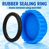 2 Pack Above Ground Pool Inlet Winter Plugs with Sealing