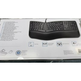 Kensington Pro Fit Ergo Wired Keyboard K75400US Black BNIB SEALED