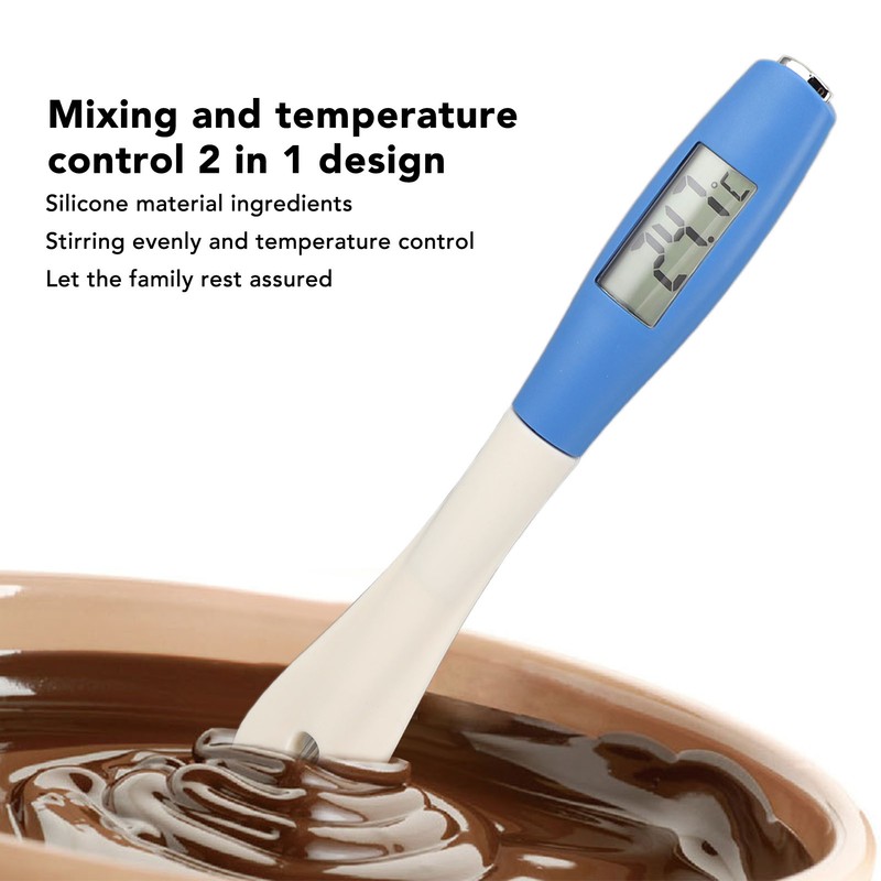 Candy Spatula Thermometer Integrated Accurate 160mAh Silicone Digital Cooking Thermometer