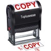 Sello de copia de goma autoentintado para oficina con tinta