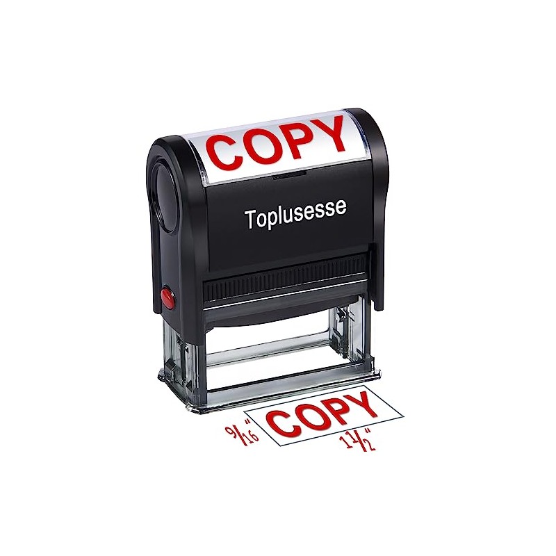 Sello de copia de goma autoentintado para oficina con tinta