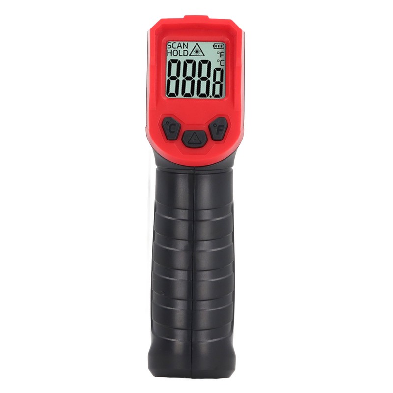 Infrared Temperature Meter High Accuracy Quick Response Data Locking Backlit