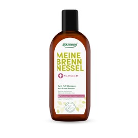 alkmene Shampoo against oily hair with nettle 250 ml - vegan shampoo oily scalp reduces quick greasing