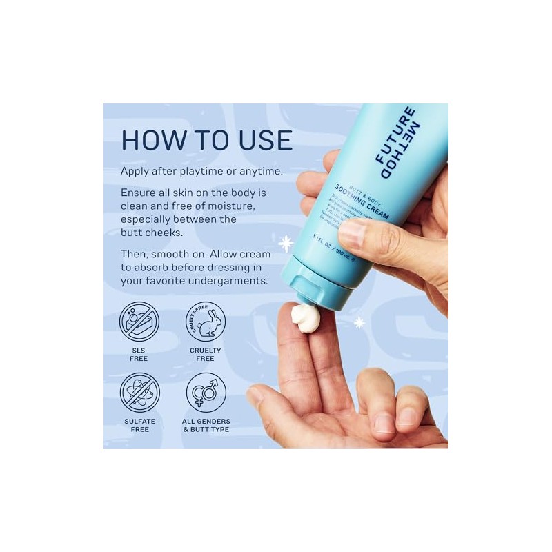FUTURE METHOD- Crema calmante corporal (3,4 fl oz) Crema y