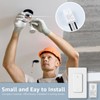 NineLeaf 2Pack Wireless Light Switch and Receiver Kit, No Wiring,