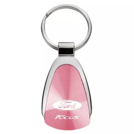 Ford Focus Tear Drop Key Ring (Pink)