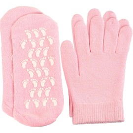 Guantes hidratantes y calcetines para manos secas Gel Gel Spa Softs Silicona Fiesta de silicona Calcetines y guantes para manos de las durante la noche Hidratando cuidado
