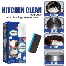 QUAAM Bubble Cleaner Foam,All-Purpose Bubble Cleaner Spray, Foam Cleaner All Purpose Duty, Suitable for Cleaning Pots