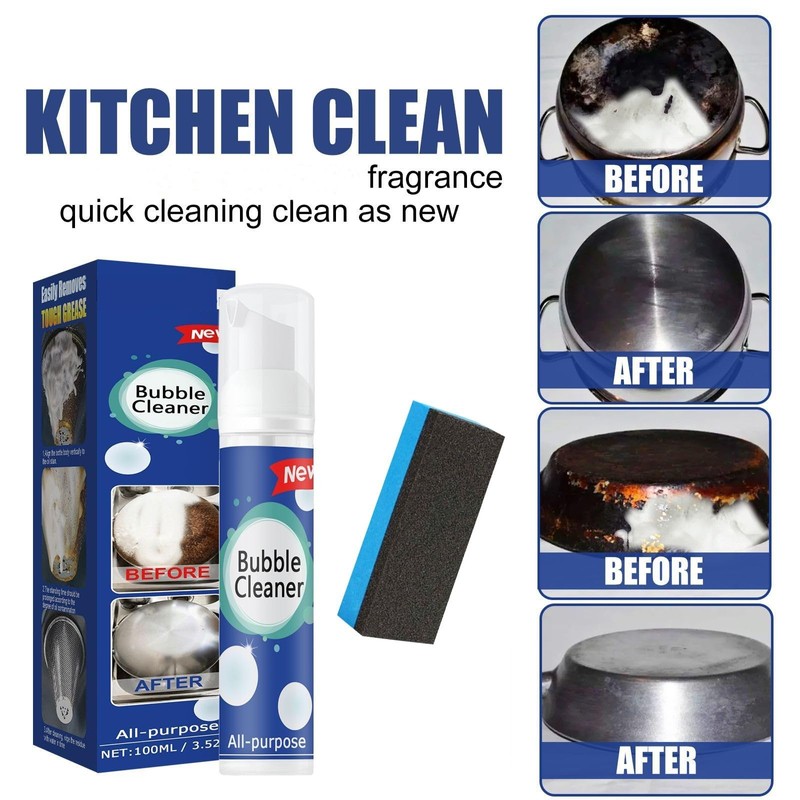 QUAAM Bubble Cleaner Foam,All-Purpose Bubble Cleaner Spray, Foam Cleaner All