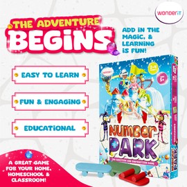 Number Park - Addition & Subtraction Math Games for Kids Ages 5-8 - Fun Educational Learning Game - Math Board Games for Kids - Learning Games for Kindergarten & Up - Math Game Learning Games Gift