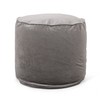 Christopher Knight Home Gwinnett Pouf, Pewter Gray Large