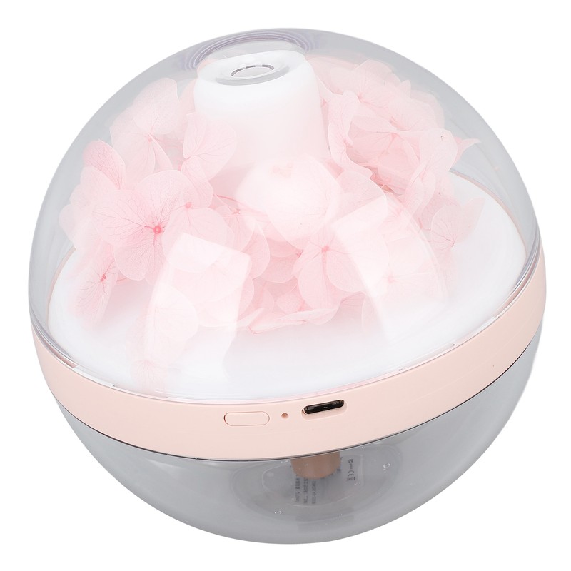 Essential Oil Diffuser Mini LED 270ml Pink Eternal Flower Aroma