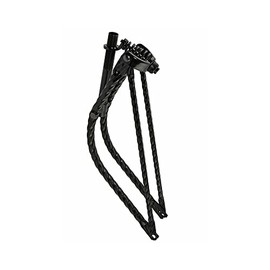 Lowrider 26 Bent Square Twisted Spring Fork 1 Inch Black.