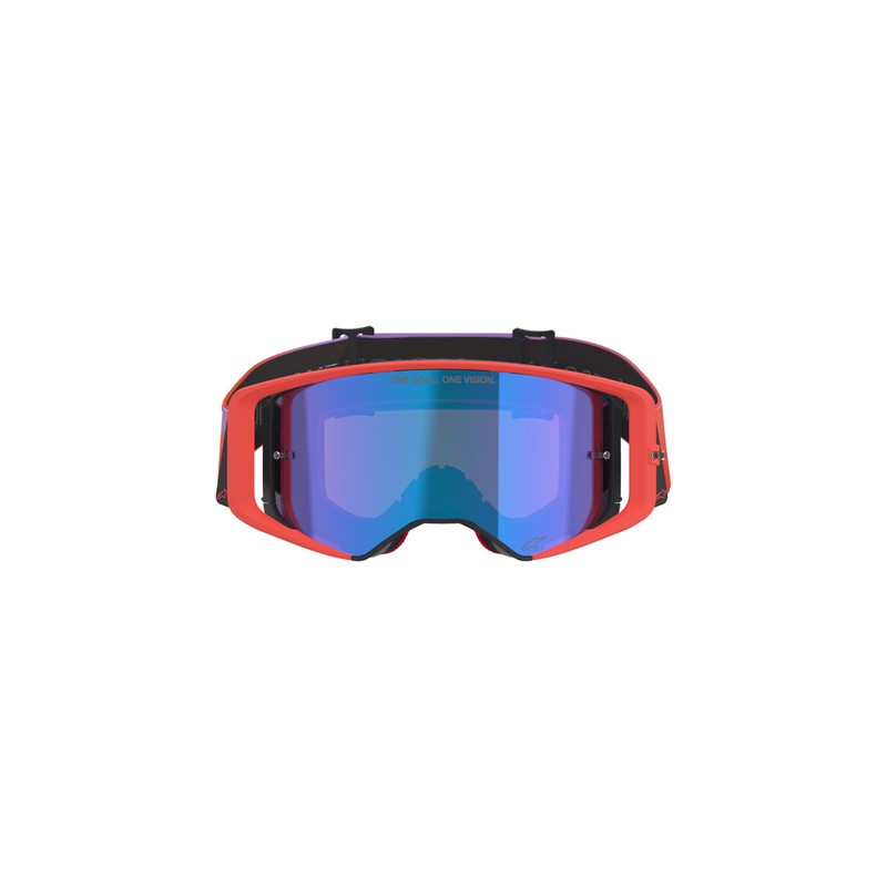 Alpinestars Supertech Vision Corp Goggle Hot Coral/Purple/Mirror Blue
