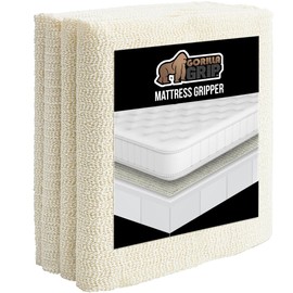 GORILLA GRIP Non Slip Mattress Gripper, Prevents Mattresses from Sliding and Holds Bed in Place, Pad Grips Beds, Sofa, Couch, Chair Cushions and Helps Keep Topper from Slipping, Easy Trim Pads Twin XL