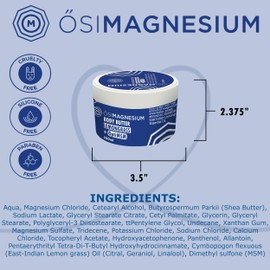 Osimagnesium Magnesium and OptiMSM Body Butter, 0.2369 kg