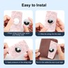 HAUXGOGO Protective Cover for Air Tag (2 Pieces) Ultra-Thin Card