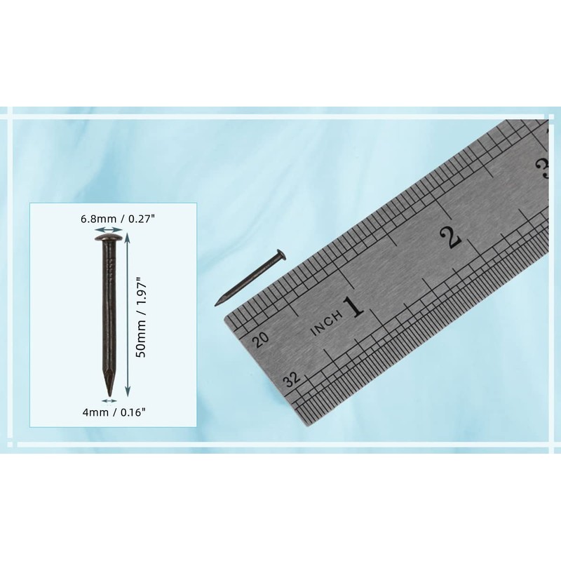 Hardware Nails 1.5-inch Length Carbon Steel Point Tip Wall Cement