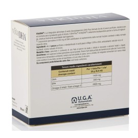 U.G.A. Nutraceuticals vita DHA Nahrungsergänzungsmittel mit Omega 3 Fettsäure, 195 ml