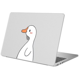 BlHMCASE Compatible with MacBook Pro 14 inch Case 2025-2021 M4 M3 M2 M1 A3112 A3185 A3401 A2918 A2992 A2779 A2442, Cute Kawaii Duck Protective Hard Shell Matte Cover for Mac Pro 14