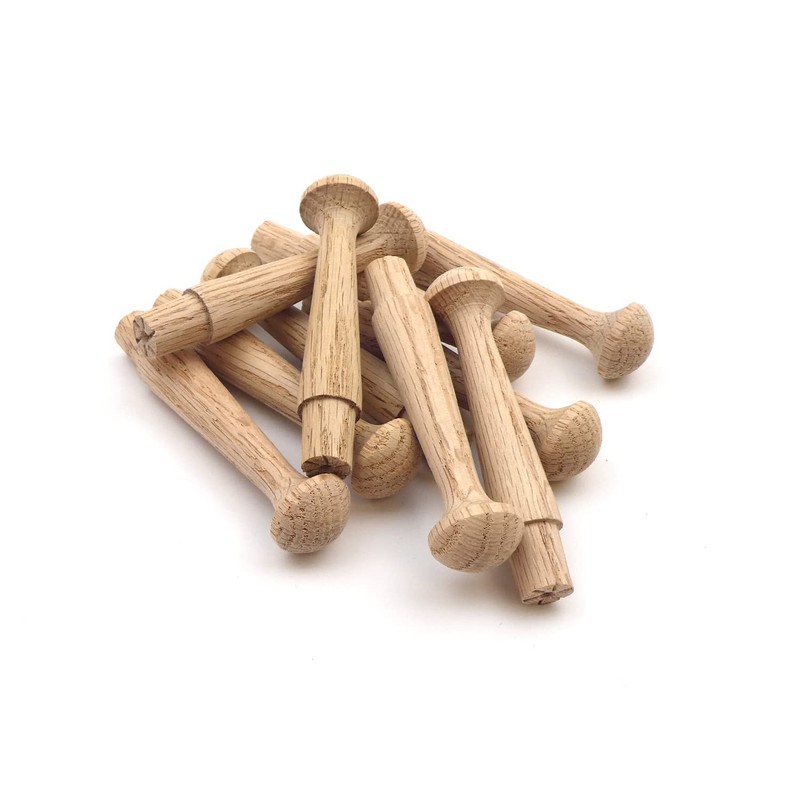 Oakcrafts - Oak Shaker Peg 3.5" - (Pack of 10)