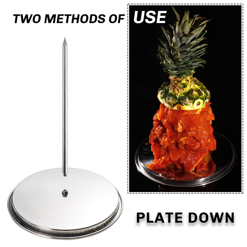 Brazilian BBQ Vertical Skewer, Shawarma Stand for Oven - Removable