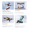 RC Drone Ky907 Pro Mini Detección De Obstáculos Control Altitud