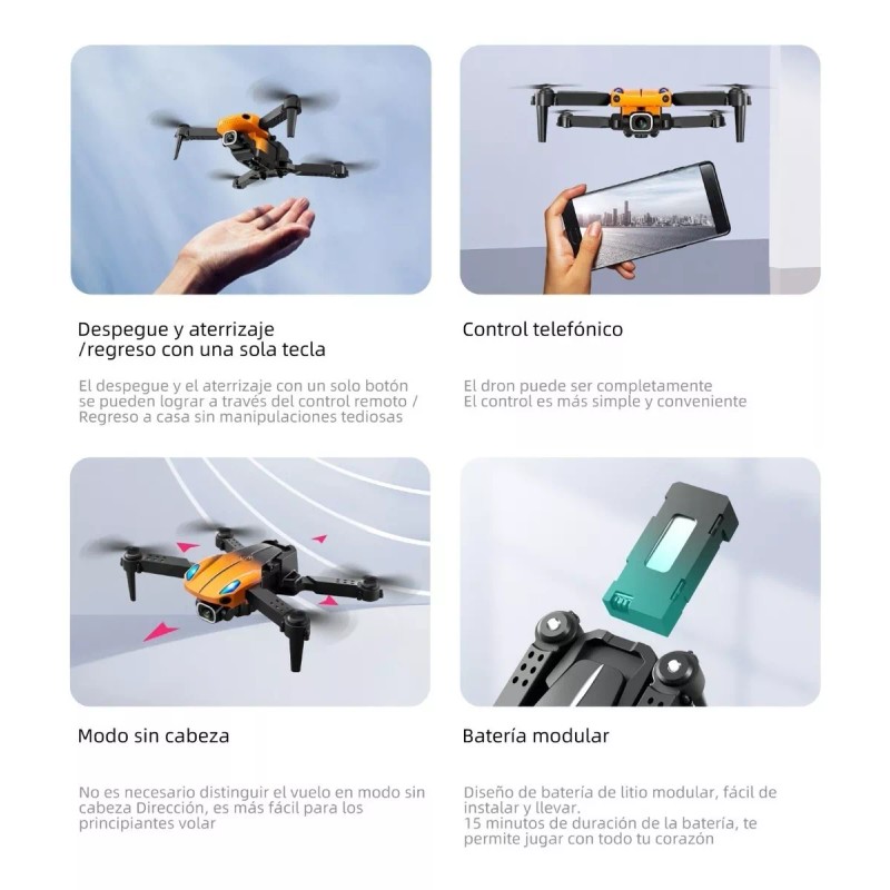 RC Drone Ky907 Pro Mini Detección De Obstáculos Control Altitud