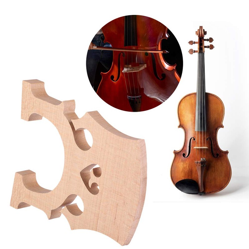 Cello Bridge Maple Wood 1/2 1/4 1/8 Cello Bridge Replacement