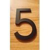 Adress Numbers - Self Adhesive 5 Inch Black Mailbox Numbers