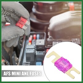 Motoforti 5pcs 100A AFS Mini ANL Fuses for Car Truck Motorcycle Boat Audio CDs Long-lasting