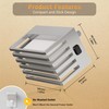 JandCase LED Night Light, Silver Night Lights Plug into Wall