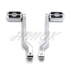 HONGK- Chrome Aluminum Heel/Toe Shift Levers with Skull Shifter Pegs