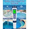 Pool Salt Tester, Digital Salt Water Pool Tester & Ph