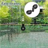 100Pcs Shade Cloth Heavy Duty Lock Grip Plastic Clips for