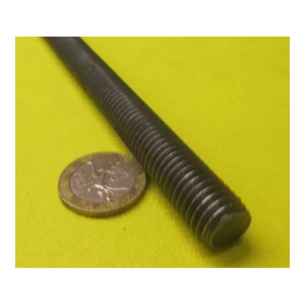 Unbranded Threaded Steel Rods, Plain Finish, RH, 1/2"-13 x 3