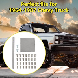 Motoparty Vent Window Rear Edge Seal Rivet Kit for 1964-1987 Chevy Truck，with Pivot Rivets