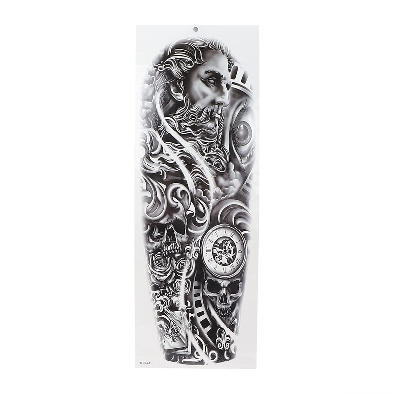 9 x Full Arm Tattoos - Waterproof Temporary Tattoo Stickers